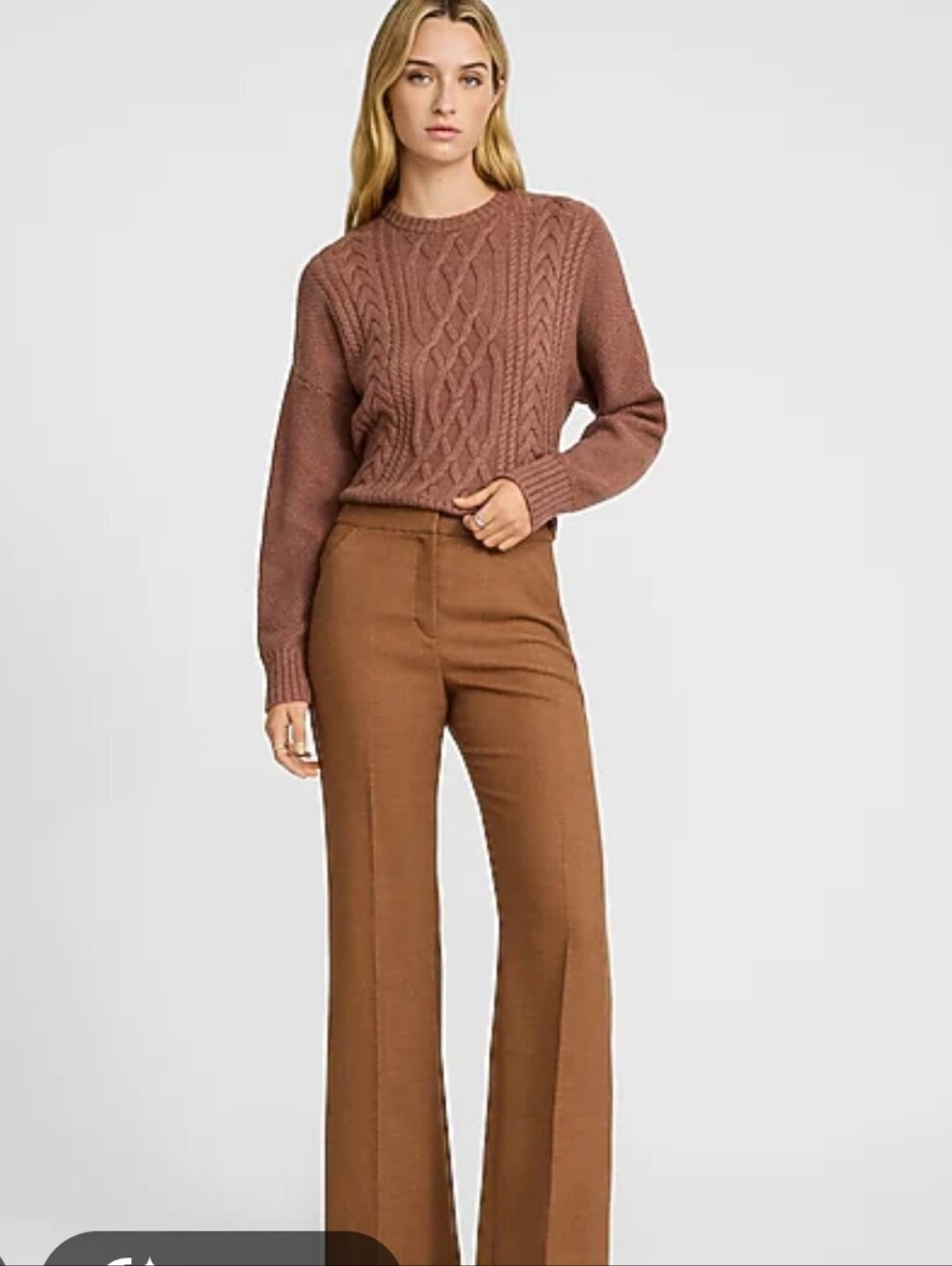 Express Brown Flare Women's Pants